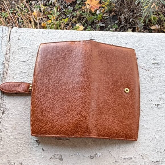 COACH Vintage 90s Madison Italy Mandarin Kisslock Coin Continental Wallet Clutch - Picture 8 of 8